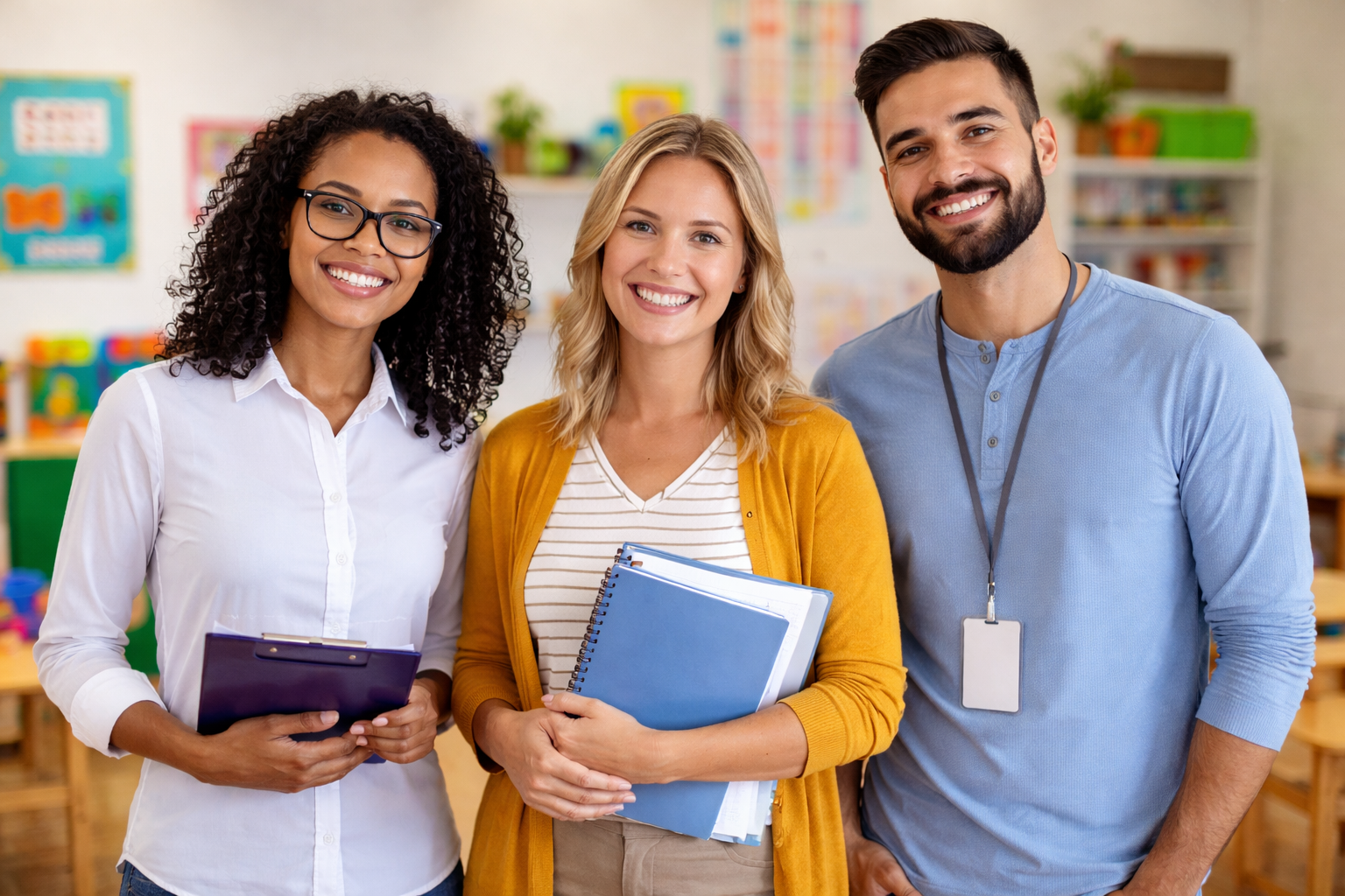 Diverse early childhood teachers